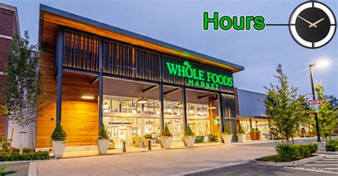 Delivery & pickup Amazon Returns Meals & catering Get directions. . What time does whole foods open